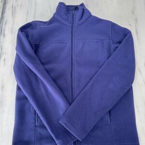 Natural Reflections Purple Full‑Zip Fleece Jacket